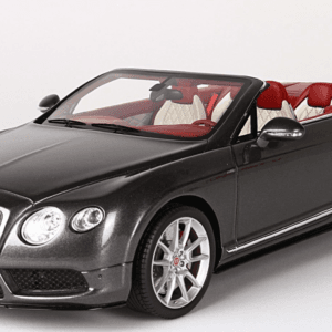 1/18 BBR Bentley Continental GT V8 S Convertible Dark Gray Satin Resin Live Car Model Karson Limited