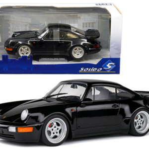 1/18 Solido 1993 Porsche 911 (964) Turbo 3.6 (Black) Live Car Model Karson Diecast