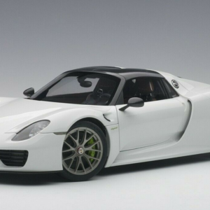 1/18 AUTOart Porsche 918 Spyder Weissach Package (Gloss White) Live Car Model Karson