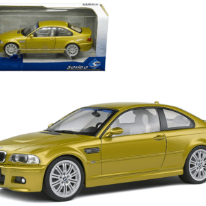 1/18 Solido 2000 BMW E46 M3 (Phoenix Yellow) Live Car Model Karson Diecast