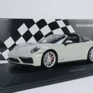 1/18 Minichamps 2021 Porsche 911 (992) Targo 4 GTS (Grey) Live Car Model Karson