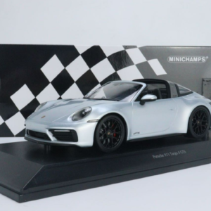 1/18 Minichamps 2021 Porsche 911 (992) Targo 4 GTS (Silver) Live Car Model Karson