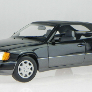 1/18 Norev 1990 Mercedes 300CE 300 CE 24 Cabriolet Black Live Car Model Karson Diecast