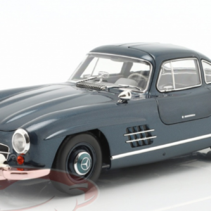 1/18 Dealer Edition 1954-1957 Mercedes-Benz 300 SL 300SL (W198) (Middle Blue) Live Car Model Karson Diecast