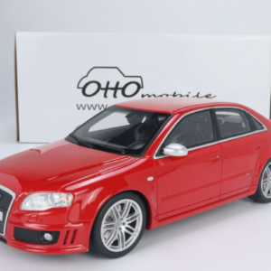 1/18 OTTO 2005 Audi RS4 (B7) 4.2 FSI (Red) Resin Live Car Model Karson