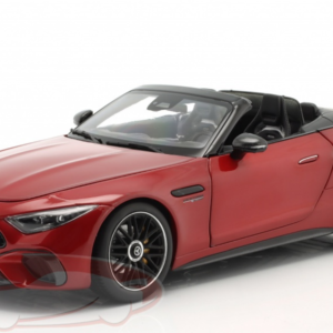 1/18 Dealer Edition 2022 Mercedes-Benz AMG SL63 4Matic+ Roadster (R232) (Patagonienrot Red) Live Car Model Karson Diecast
