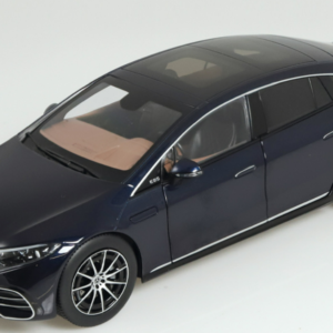 1/18 NZG Mercedes-Benz EQS (Dark Blue) Live Car Model Karson Diecast