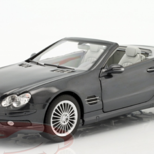 1/18 Dealer Edition 2001-2006 Mercedes-Benz AMG SL 500 SL500 (R230) (Obsidian Black) Live Car Model Karson Diecast