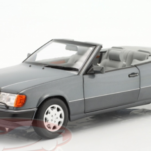 1/18 Dealer Edition 1991-1993 Mercedes-Benz 300 CE-24 Convertible (A124) (Pearl Grey) Live Car Model Karson Diecast