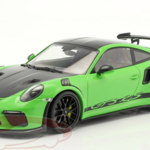 1/18 Minichamps 2019 Porsche 911 (991.2) GT3 RS Weissach Package (Green with Black Rims) Live Car Model Karson Diecast Limited 222 Pieces