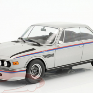 1/18 Minichamps 1973 BMW 3.0 CSL (E9) (Silver) Live Car Model Karson