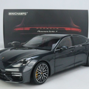 1/18 Minichamps Porsche Panamera Turbo S (Volcano Grey Metallic) Fully Open Live Car Model Karson Diecast Limited 500 Pieces