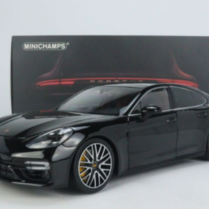 1/18 Minichamps Porsche Panamera Turbo S (Jet Black Metallic) Fully Open Live Car Model Karson Diecast Limited 500 Pieces