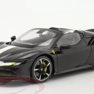 1/18 BBurago 2021 Ferrari SF90 Spider Assetto Fiorano (Black) Live Car Model Karson Diecast