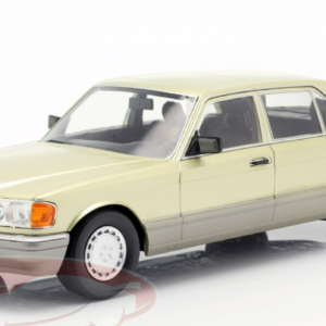 1/18 iScale 1985 Mercedes-Benz S-Class (W126) (Thistle Green & Grey) Live Car Model Karson Diecast