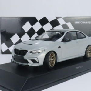 1/18 Minichamps BMW M2 CS F87 (Silver Metallic with Golden Wheels) Live Car Model Karson Diecast