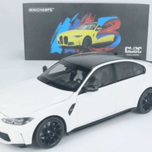 1/18 Minichamps BMW G80 M3 Competition (2020-Present) (Alpine White) Fully Open Live Car Model Karson Diecast Limited 500 Pieces