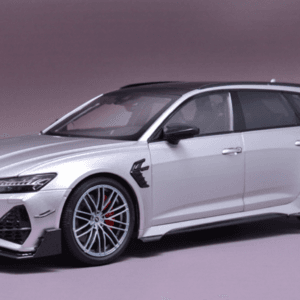 1/18 Polar Master Audi RS6 C8 ABT (Silver) Live Car Model Karson Diecast