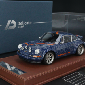 1/18 Delicate Model Porsche 911 964 Singer (Dark Blue) Resin Live Car Model Karson
