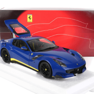 1/18 BBR Ferrari F12 TDF (Blue Dino) Live Car Model Karson Diecast