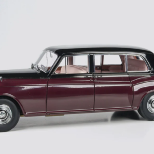 1/18 Paragon 1964 Rolls-Royce Phantom V MPW (Masons Black & Royal Garnet Dark Red) Live Car Model Karson Diecast