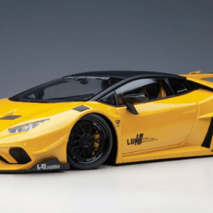 1/18 AUTOart Lamborghini Huracan GT Liberty Walk LB Silhouette Works (Metallic Yellow) Live Car Model Karson