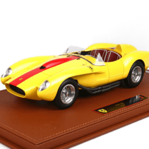 1/18 BBR 1957 Ferrari 250 Testarossa (Yellow with Red Stripe) Resin Live Car Model Karson Limited 100 Pieces
