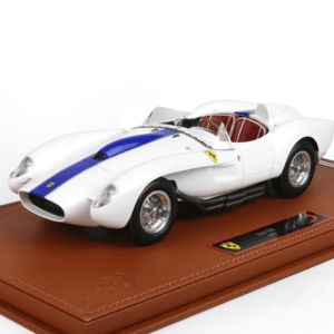 1/18 BBR 1957 Ferrari 250 Testarossa (White with Blue Stripe) Resin Live Car Model Karson Limited 100 Pieces