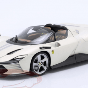 1/18 BBurago Signature 2021 Ferrari Daytona SP3 (White) Live Car Model Karson Diecast