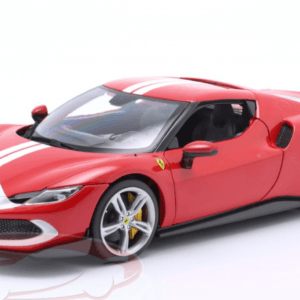 1/18 Bburago 2022 Ferrari 296 GTB Assetto Fiorano (Red) Live Car Model Karson Diecast