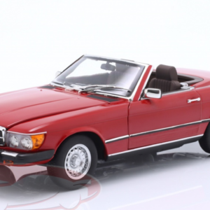 1/18 Norev 1979 Mercedes-Benz 450 SL (R107) US version TV series "Dallas" (1978-1991) (Red) Live Car Model Karson Diecast