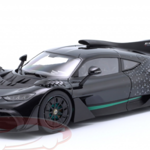 1/18 Dealer Edition 2023 Mercedes-Benz AMG ONE (C298) with Mercedes Stars (Hyper Black) Live Car Model Karson Diecast