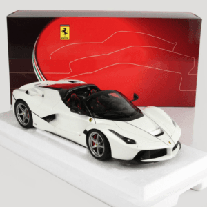 1/18 BBR 2016 Ferrari LaFerrari Aperta (Bianco Italia Metallic White) Live Car Model Karson Diecast