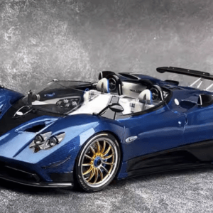 1/18 LCD 2018 Pagani Zonda HP Barchetta Baujahr (Carbon Blue) Live Car Model Karson Diecast