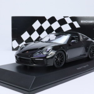 1/18 Minichamps 2021 Porsche 911 (992) Targa 4 GTS (Black) Live Car Model Karson Diecast