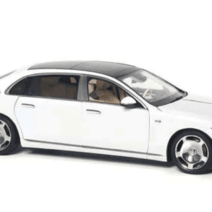 1/18 Almost Real 2021 Mercedes-Benz Maybach S-Class (Z223) (Diamond White) Live Car Model Karson