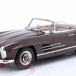 1/18 Minichamps 1957 Mercedes-Benz 300SL Roadster (W198) (Dark Red) Live Car Model Karson Diecast