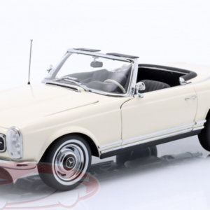 1/18 Norev 1963 Mercedes-Benz 230 SL (White) Live Car Model Karson Diecast