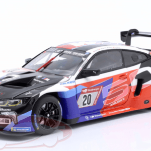 1/18 Minichamps 2022 BMW M4 GT3 #20 24h Nürburgring Schubert Motorsport Jesse Krohn, Alexander Sims, Jens Klingmann, Niklas Krütten Live Car Model Karson