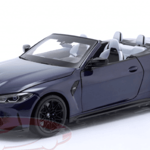 1/18 Minichamps BMW M4 Cabriolet (G83) (Dark Blue Metallic) Live Car Model Karson Diecast