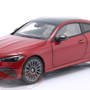 1/18 Dealer Edition 2023 Mercedes-Benz AMG-Line CLE Coupe (C236) (Patagonia Red Metallic) Live Car Model Karson Diecast