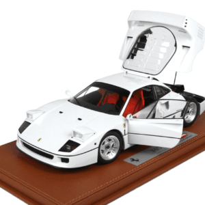 1/18 BBR & Kyosho Ferrari F40 (White) Live Car Model Karson Diecast Limited 78 Pieces