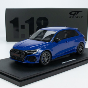 1/18 GT Spirit 2022 Audi RS3 Sportback Performance Edition (Nogaro Blue) Resin Live Car Model Karson