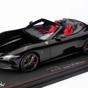 1/18 BBR Ferrari Roma Spider Open Roof (Thoroughbred Black) Resin Live Car Model Karson Limited 40 Pieces