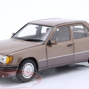 1/18 Dealer Edition 1989-1993 Mercedes-Benz 230E (W124) (Rosewood Brown Metallic) Live Car Model Karson Diecast