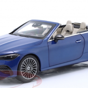 1/18 Dealer Edition 2024 Mercedes-Benz AMG-Line CLE Cabriolet (A236) (Spectral Blue) Live Car Model Karson Diecast