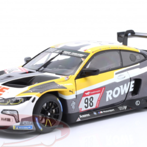 1/18 Minichamps 2023 BMW M4 GT3 #98 2nd 24h Nurburgring Rowe Racing Marco Wittmann, Sheldon van der Linde, Dries Vanthoor, Martin Maxime Live Car Model Karson