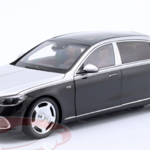 1/18 Almost Real 2021 Mercedes-Benz Maybach S-Class (Z223) (Black & Silver) Live Car Model Karson