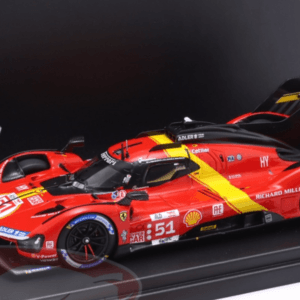 1/43 LookSmart 2023 Ferrari 499P #51 Winner 24h LeMans Ferrari AF Corse Alessandro Pier Guidi, James Calado, Antonio Giovinazzi Live Car Model Karson