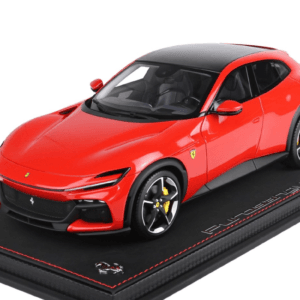 1/18 BBR Ferrari Purosangue (Rosso Corsa 322 Red with Carbon Fiber Roof) Resin Live Car Model Karson Limited 250 Pieces